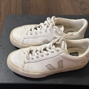 Veja White Athletic Shoes
